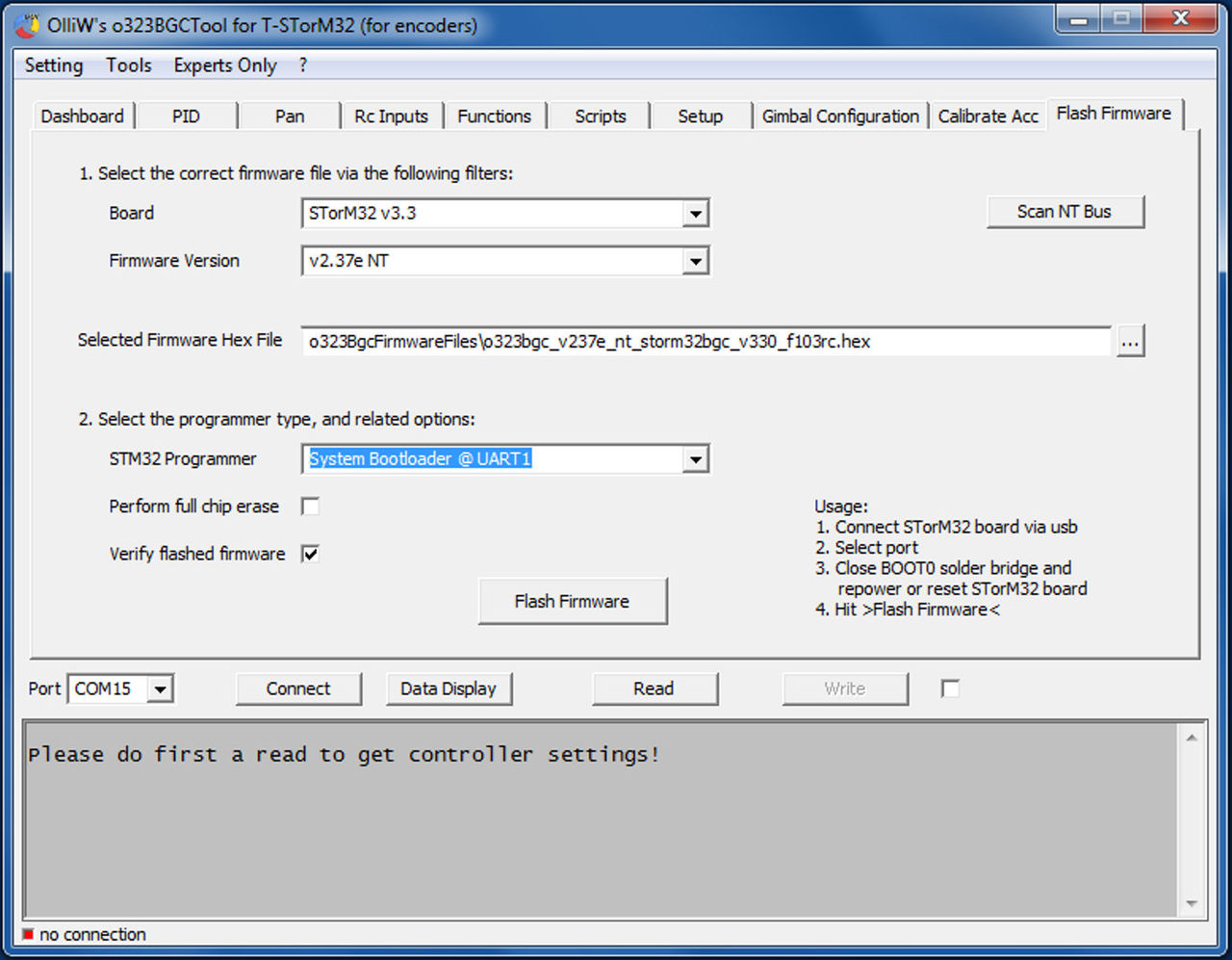 How to flash firmware - STorM32-BGC Wiki